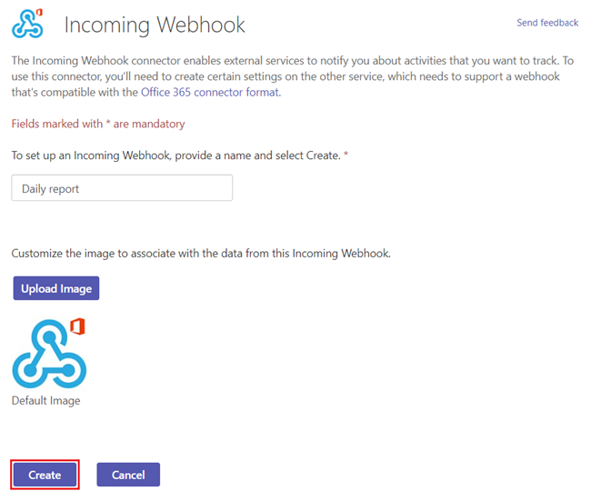 Create Webhook